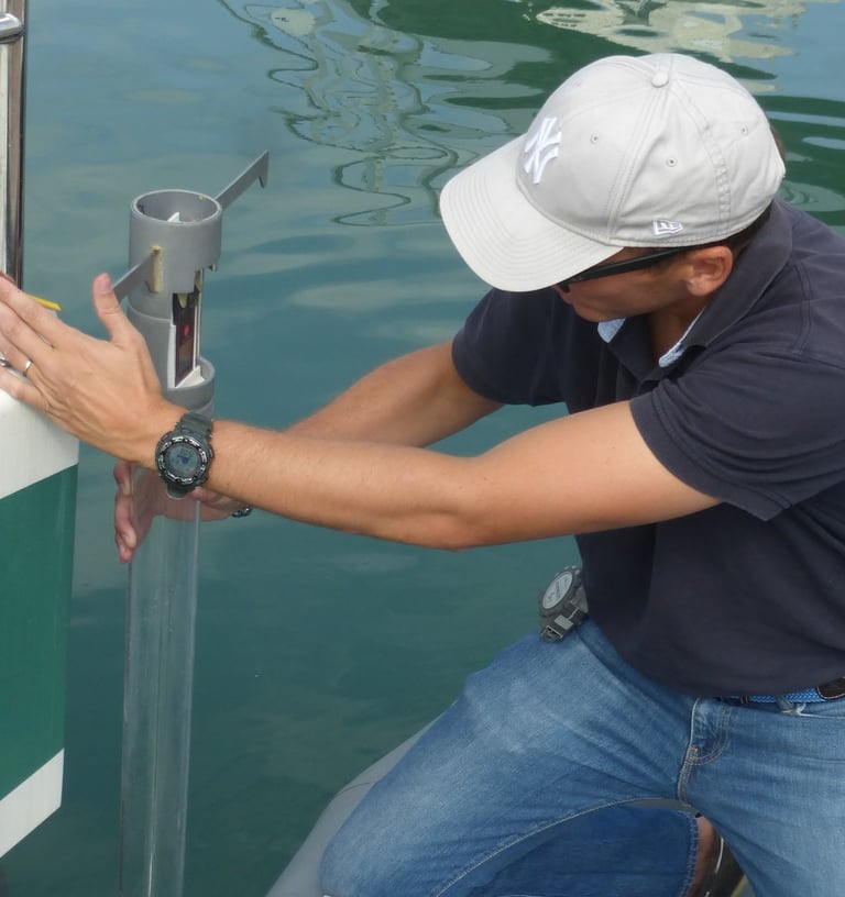 mesure et relevé de franc bord bateau