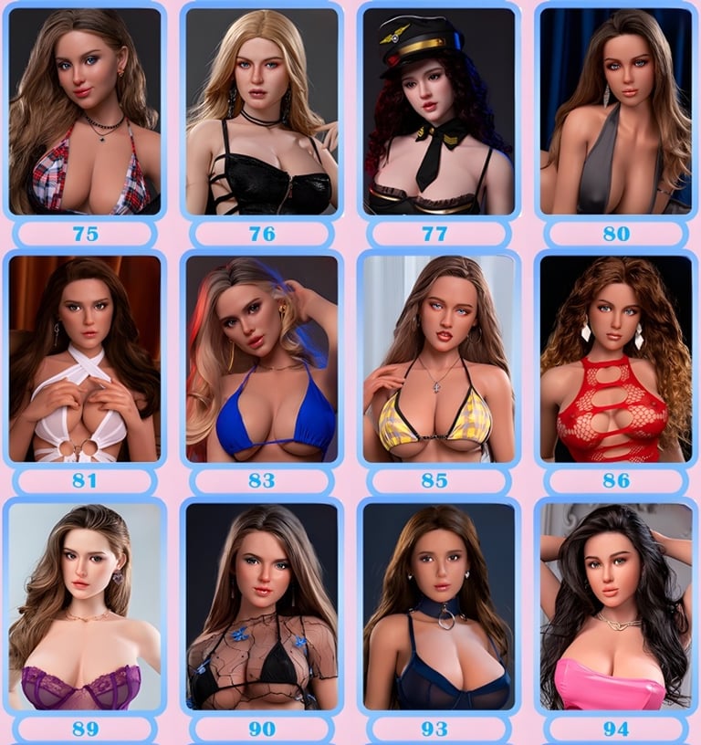 visages poupée réaliste silicone DDF
