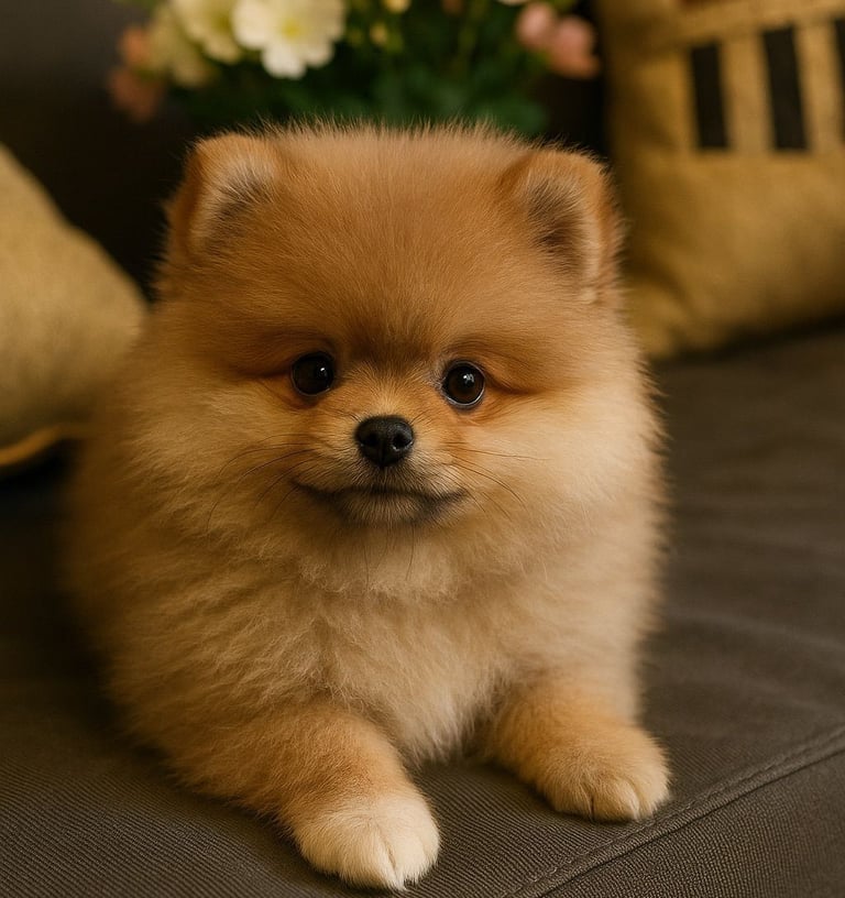 Filhote de Spitz Alemão Lulu da Pomerânia branco premium com pedigree em Curitiba