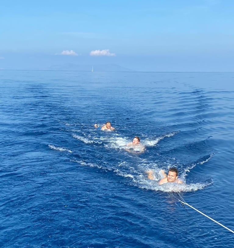 Bojenreiten Spaß Mittelmeer