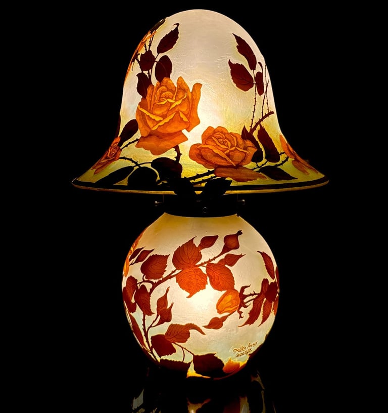 Lampe Muller Freres Art Nouveau