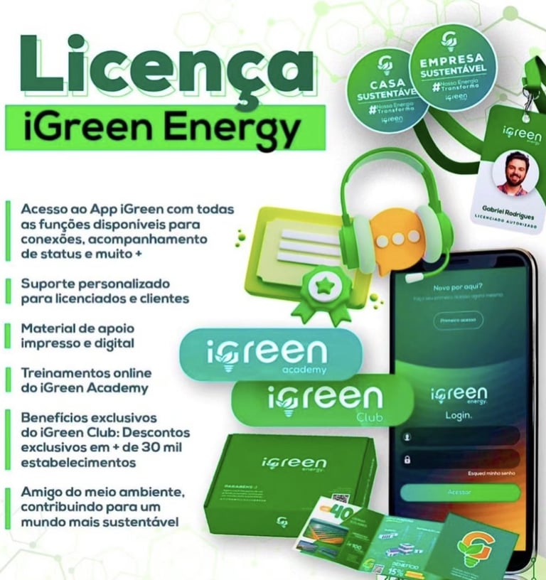 Licença iGreen Energy: cadastre-se para trabalhar com a melhor empresa de energia solar compartilhad