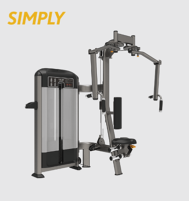 SIMPLY Pear Delta & Pec Fly Machine