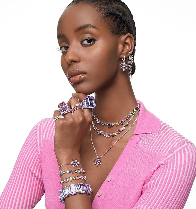 SWAROVSKI Gema Flower Earrings Collection