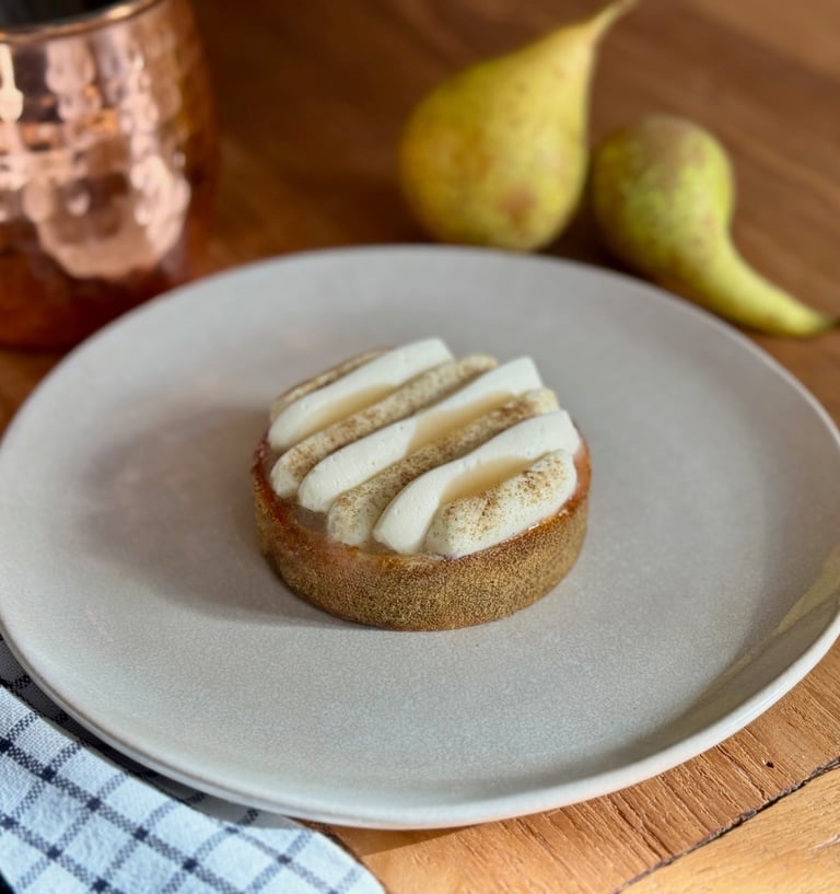 Tarte poire réglisse