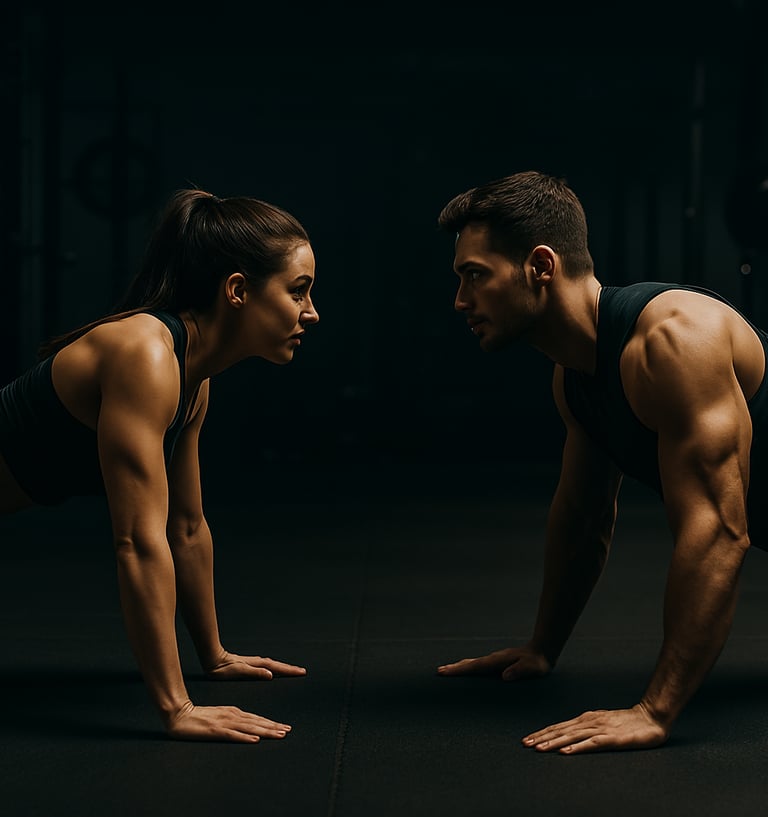 Usuaris entrenant la força