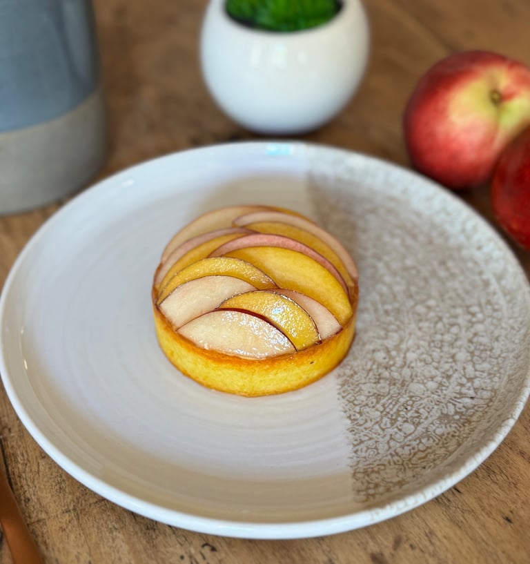 Tarte nectarine verveine