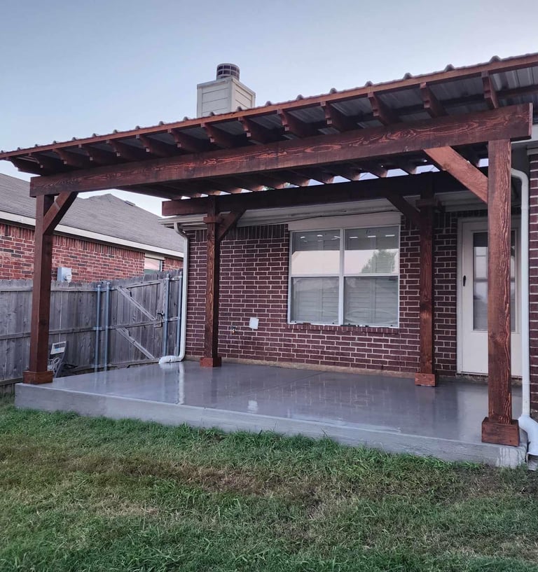 Big Red Cedar Pergola