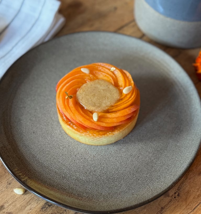 Tarte abricot Pignon de pin