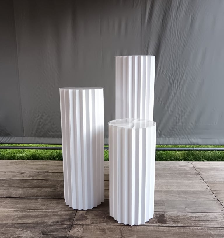 présentoirs colonnes