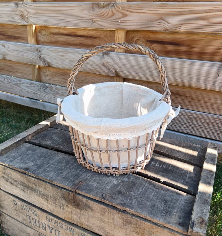 panier en osier rond