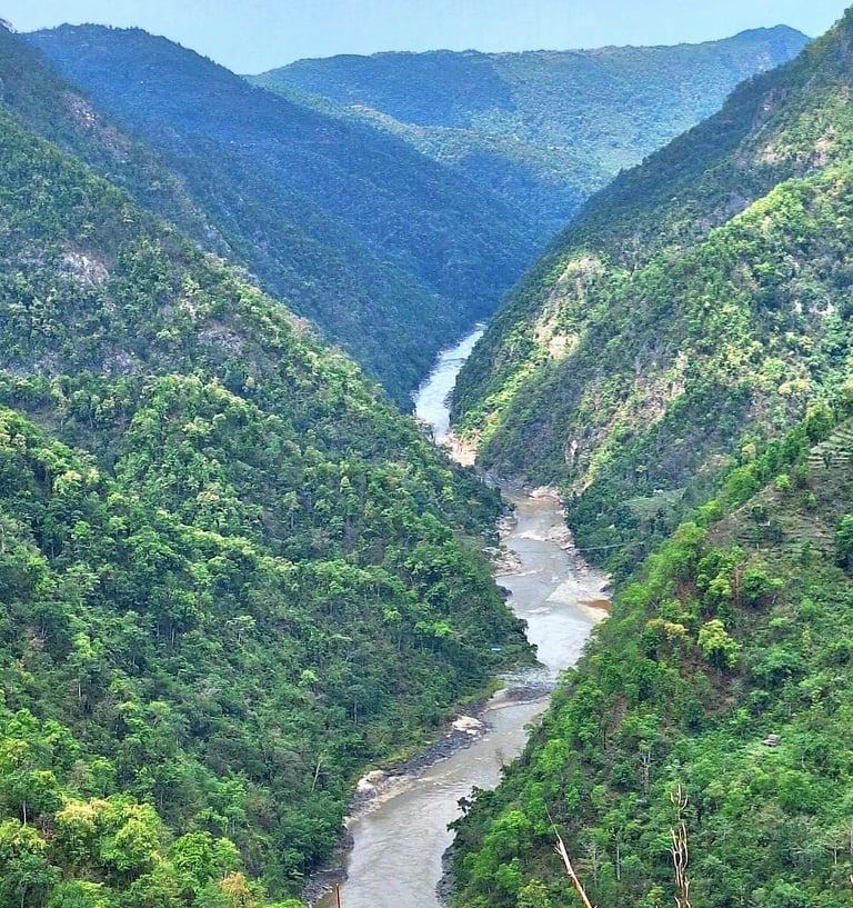 river in surkhet valley