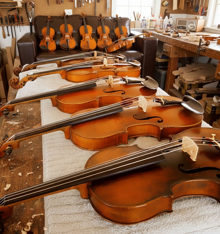 Gran variedad de violin de autor y taller antiguos y modernos a la venta