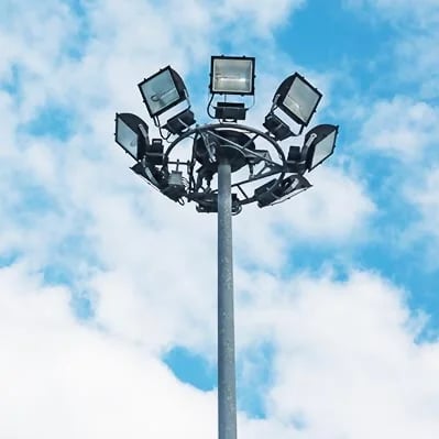 High Mast Lighting Pole Manufactured By Hindustan Power