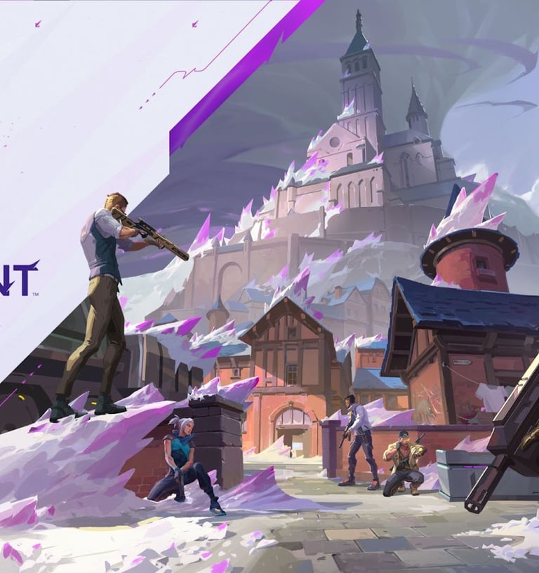 Imagem divulgada pela Riot Games para apresentar novo mapa de Valorant.