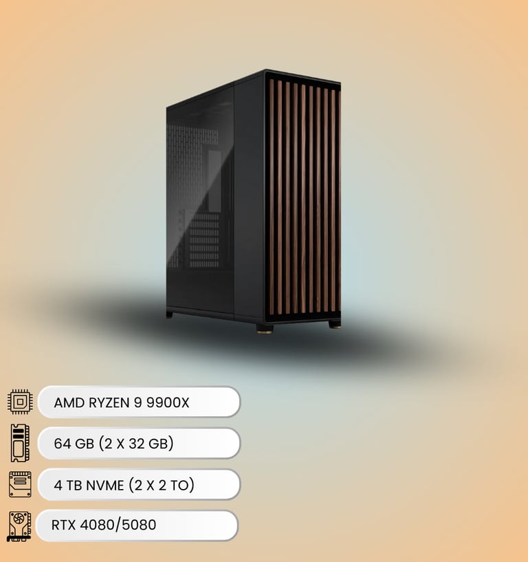 Ordinateur haut de gamme pour de la conception 3D ou du jeu