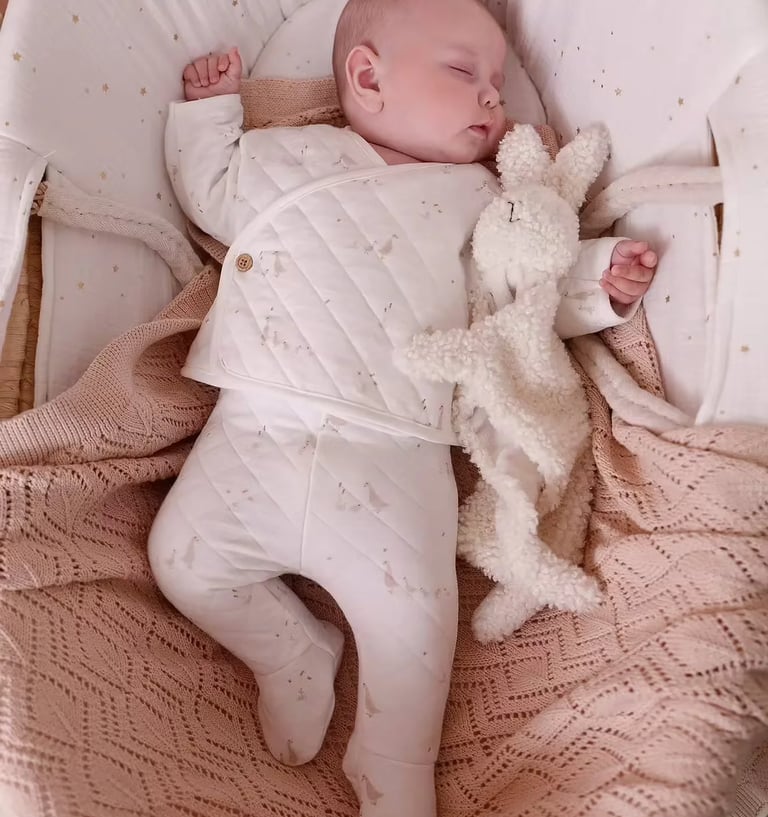 doudou lapin en sherpa