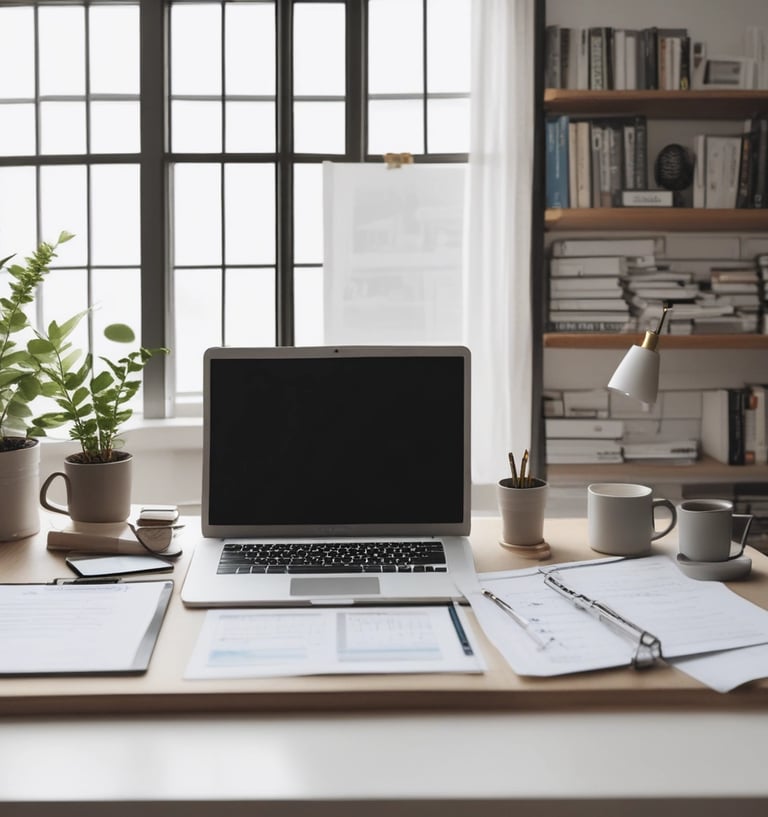 clear glass bottle on white wooden round table