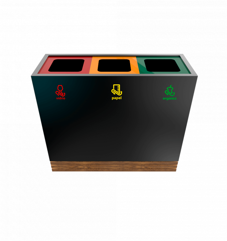 BOTE DE MADERA PALERMO TRIPLE