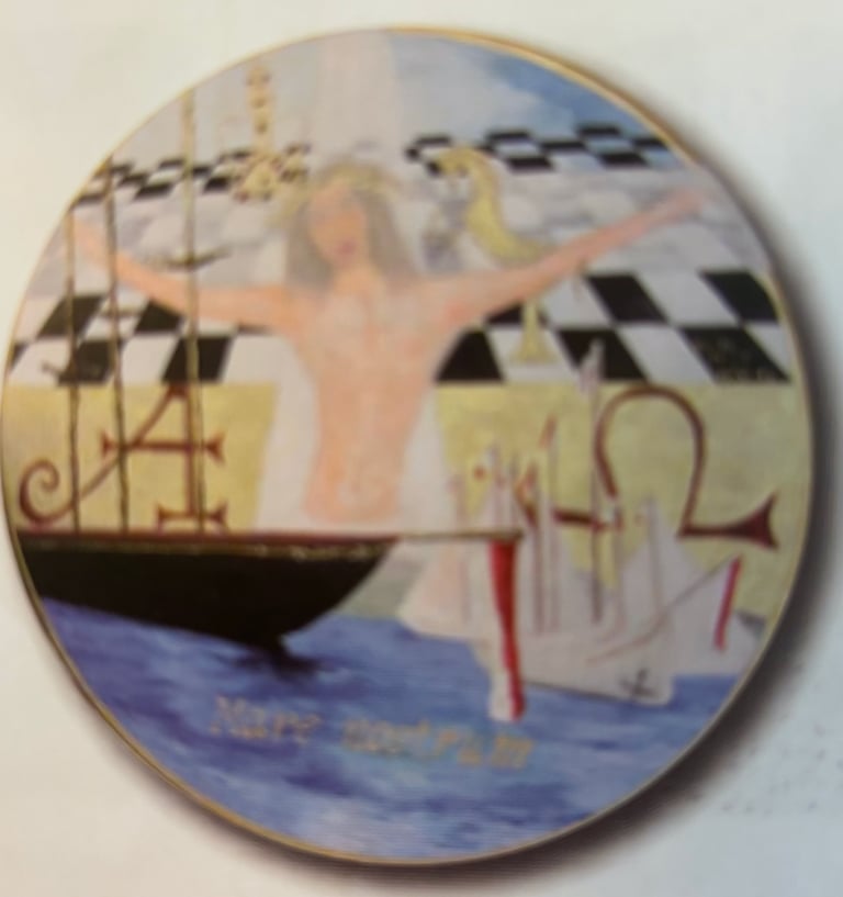 Iris Devote LITTARDI © - "Alpha et Omega" 2009 - huile sur toile