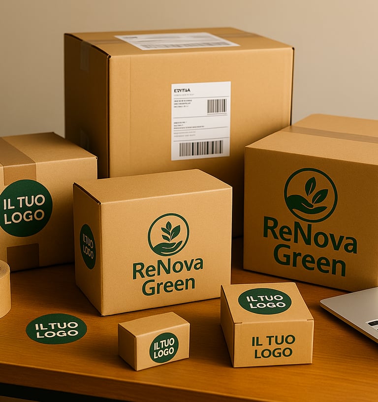 Eco-freundliche Schachteln