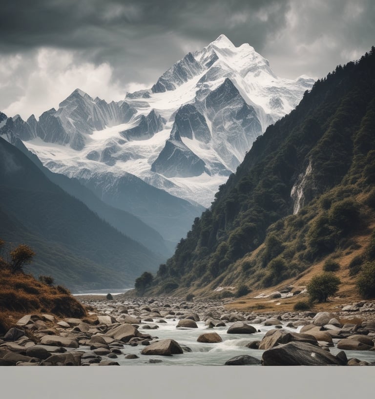 Kanchanjonga Mountain, Sikkim, India