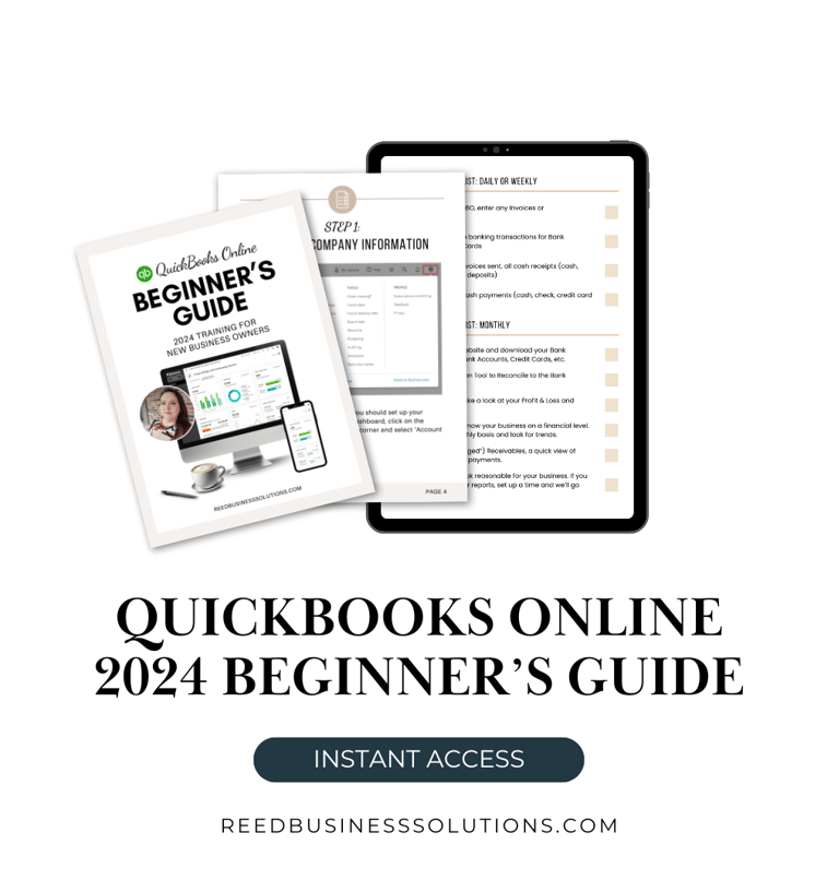 QuickBooks Online 2024 Beginners Guide EBook Download