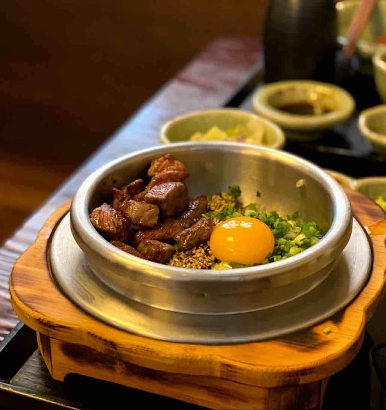 Steak Hot Pot Rice