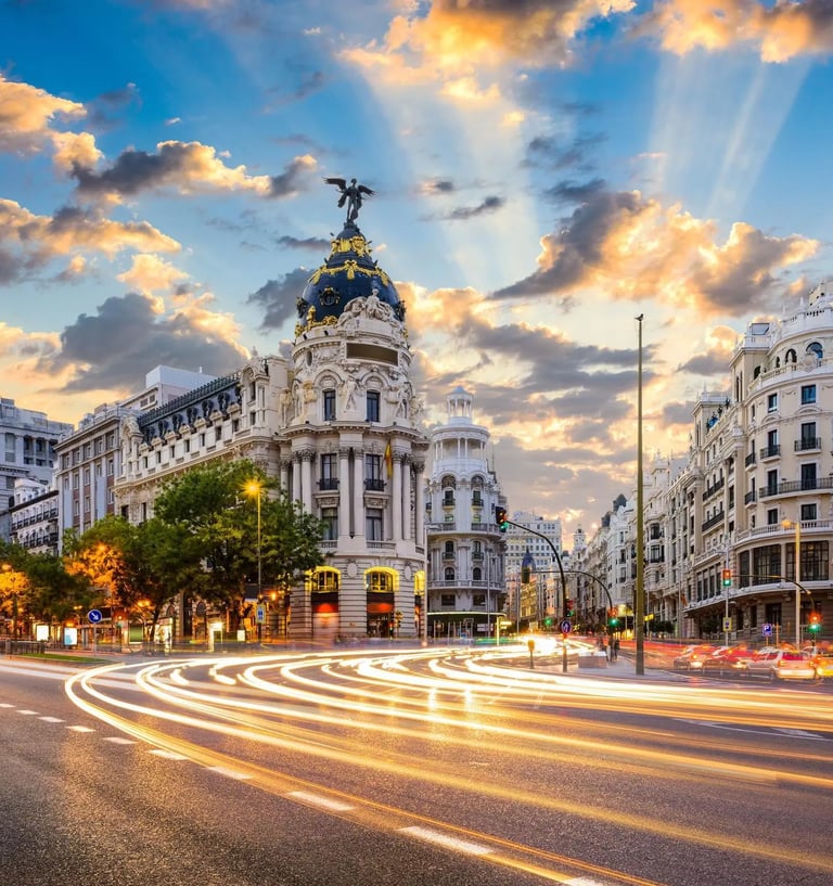 gran via en madrid europa