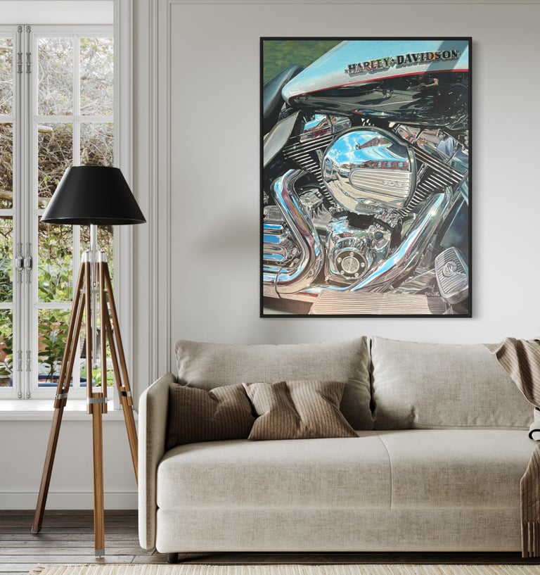 Harley Davidson large interior