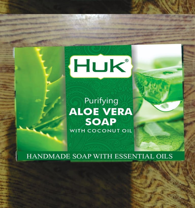 a box of soap soap with aloe vera aloeol