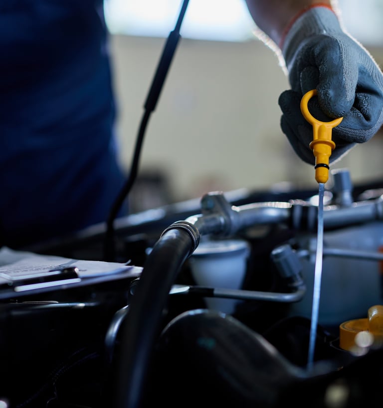 Revision de aceite de vehiculo