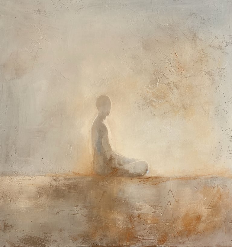 spiritual awakening confusion minimal silhouette