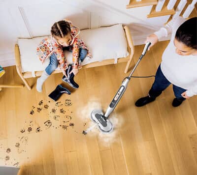 Shark Steam & Scrub S8201 steam mop for deep cleaning sealed hard floors