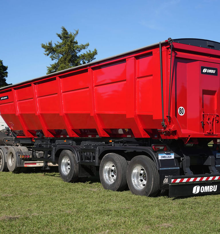 Remolque volcador OMBU para transporte agrícola en NOA