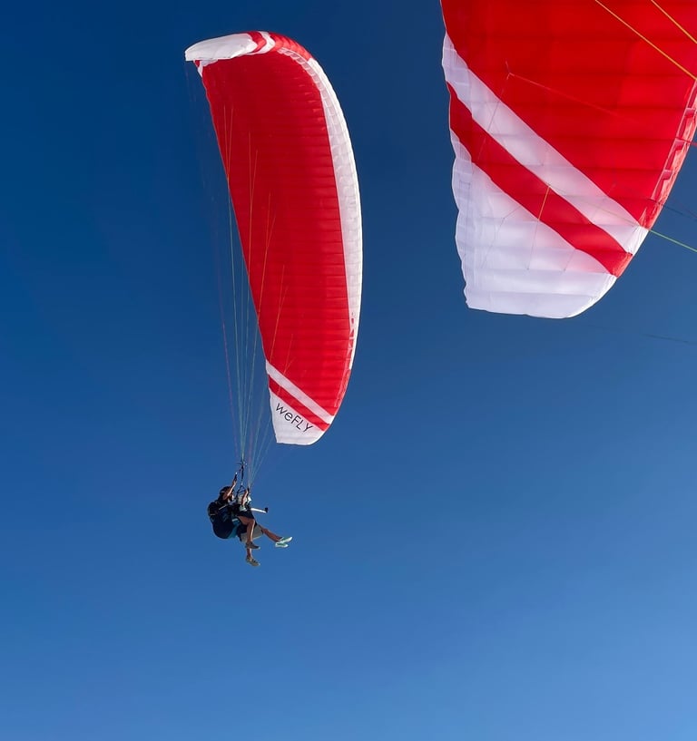 re wefly tandem paraglider