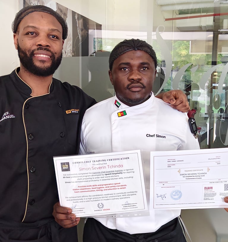 Sous chef training course in Dubai professional kitchen