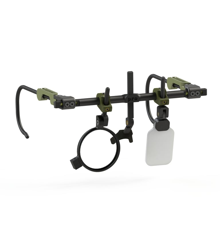 Olympic shooting sport specialized glasses that being worn by pistol shooters in issf competition