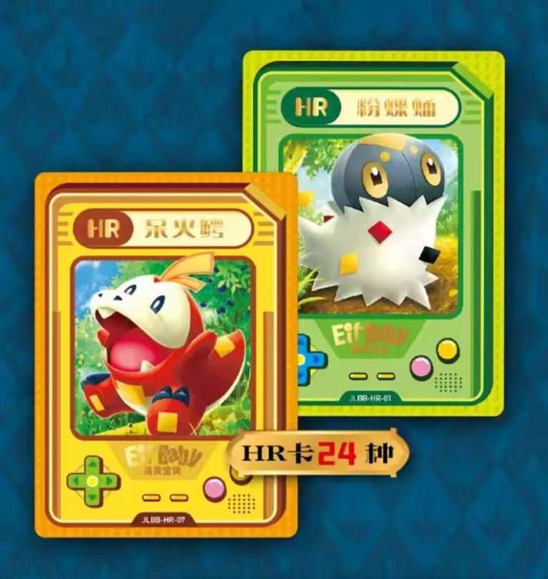 a pokemon card game with a pokemon on card