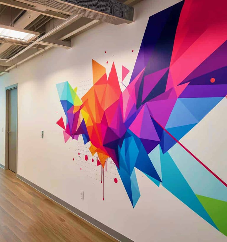 Commercial wall printing