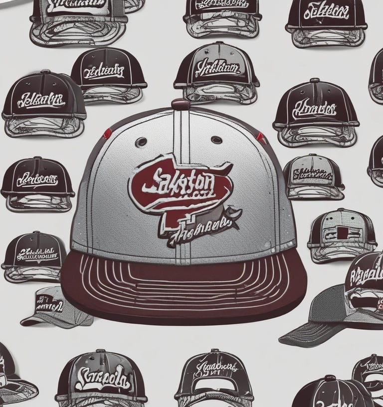 A stylish black baseball cap featuring a subtle embroidered logo inspired by Sebastian 68's music vibe