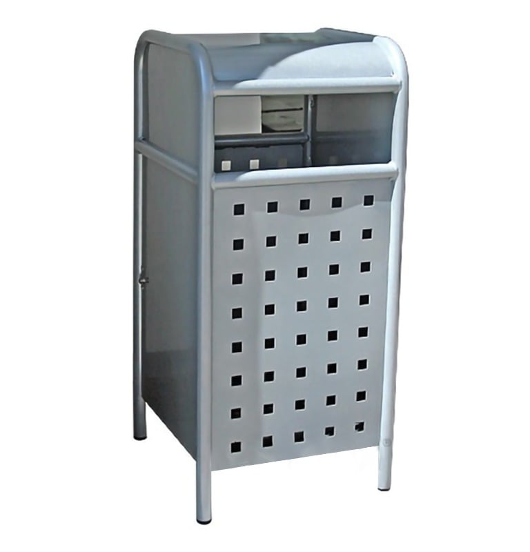 Bote de basura de acero