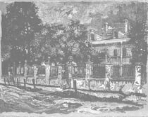 Une vieille gravure de la Nouvelle orléans   