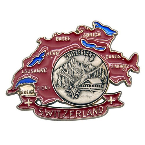Map Country Shaped Refrigerator Magnets