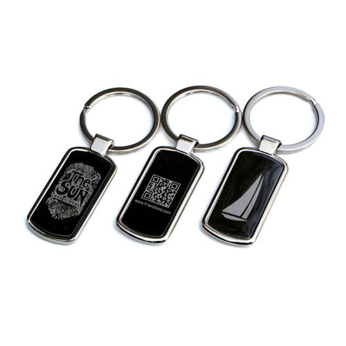Personalized Custom Rectangle Metal Key Chains