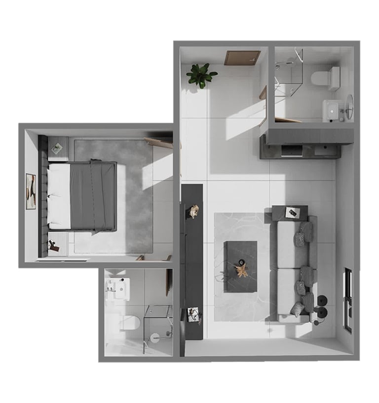 appartement f2 en vente dakar à zone B 