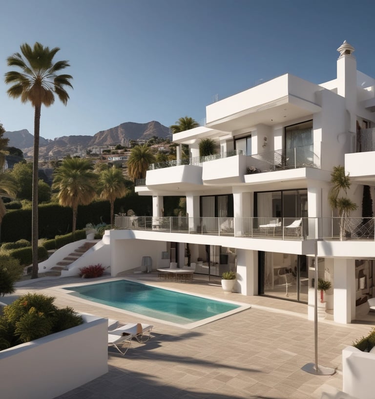 Cozy home entrance with a visible Ajax alarm panel on the wall