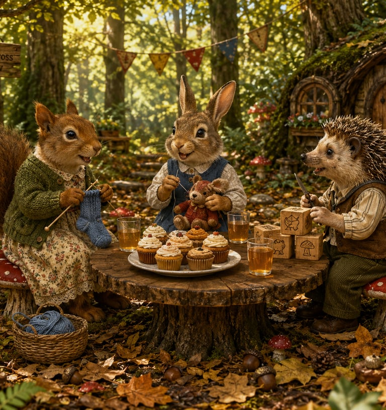 Craft and Gossip Session at Thistlecross Hollow