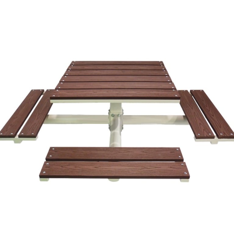 Mesa de madera para exteriores