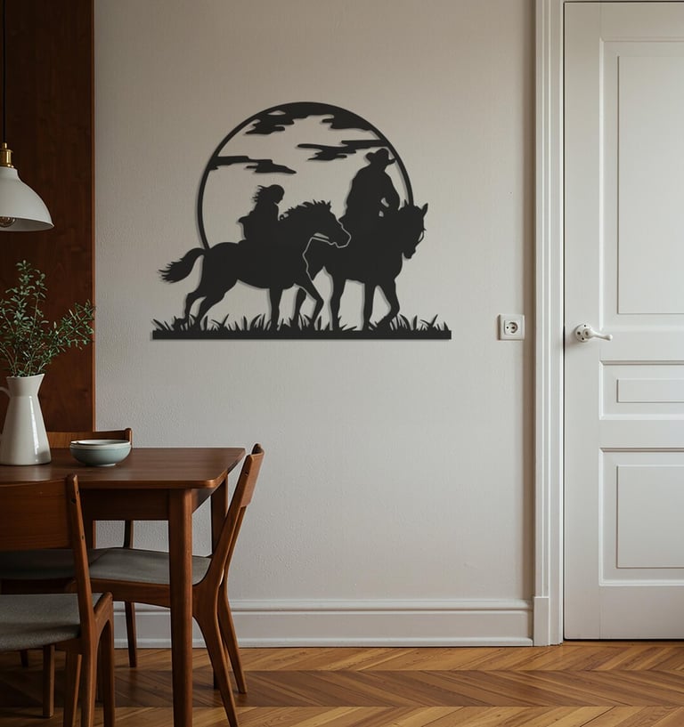 Modern metal wall art, contemporary home decor pieces